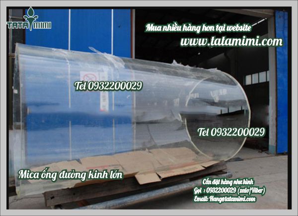 Ống mica chia vạch nước có sẵn hàng không