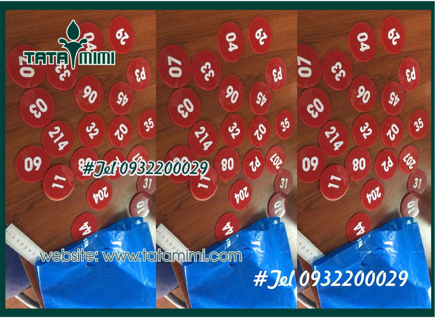 Thẻ để bàn cà phê sản xuất cho chuỗi cà phê