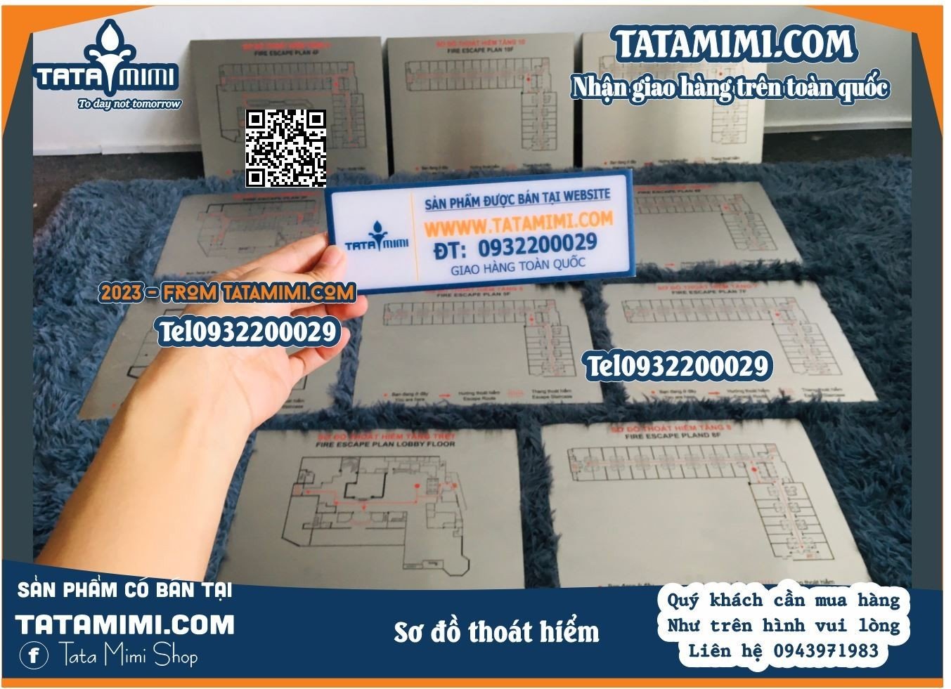 Sơ đồ thoát hiểm thiết kế theo từng khu