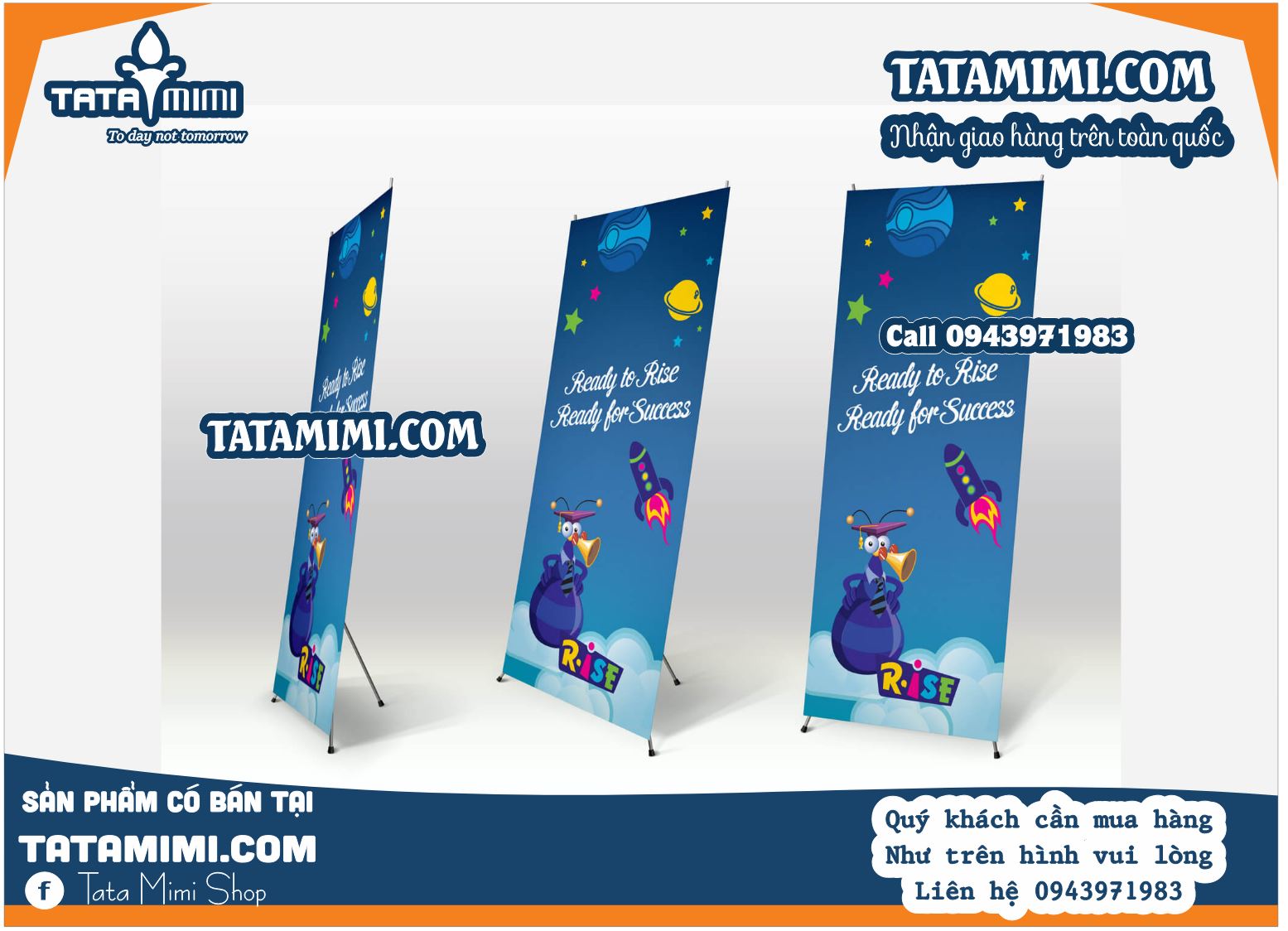 Các loại standee có sẵn hàng