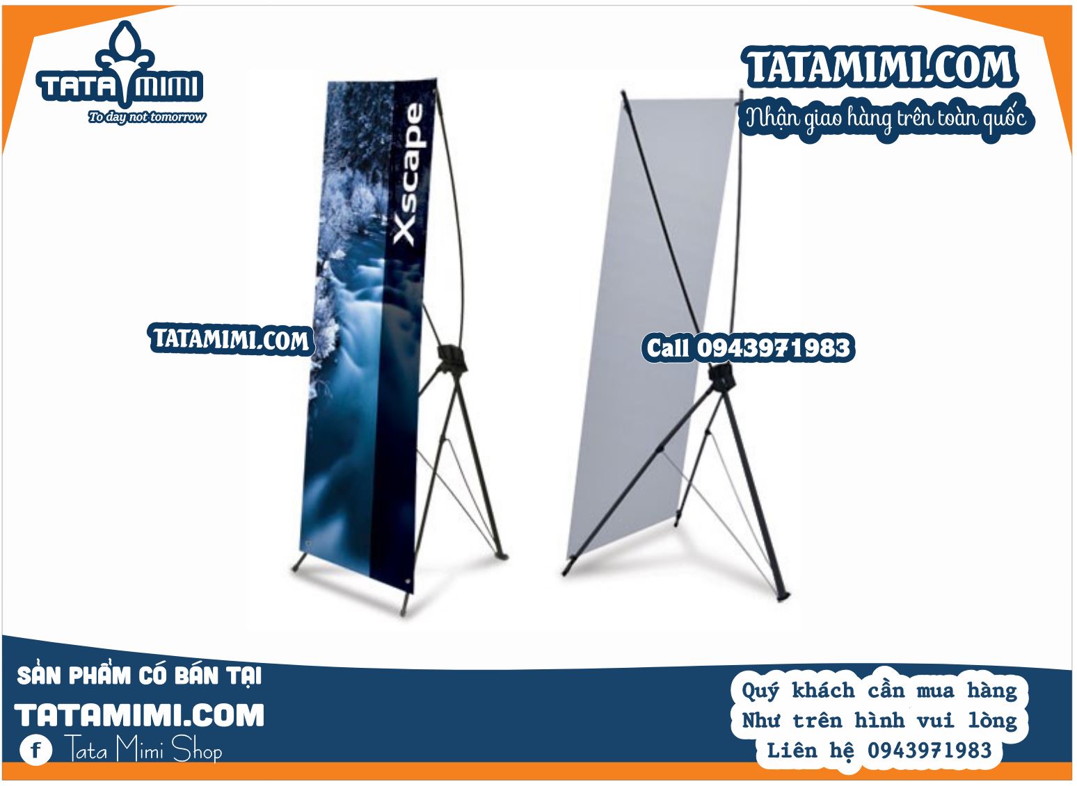 Các loại standee có sẵn hàng
