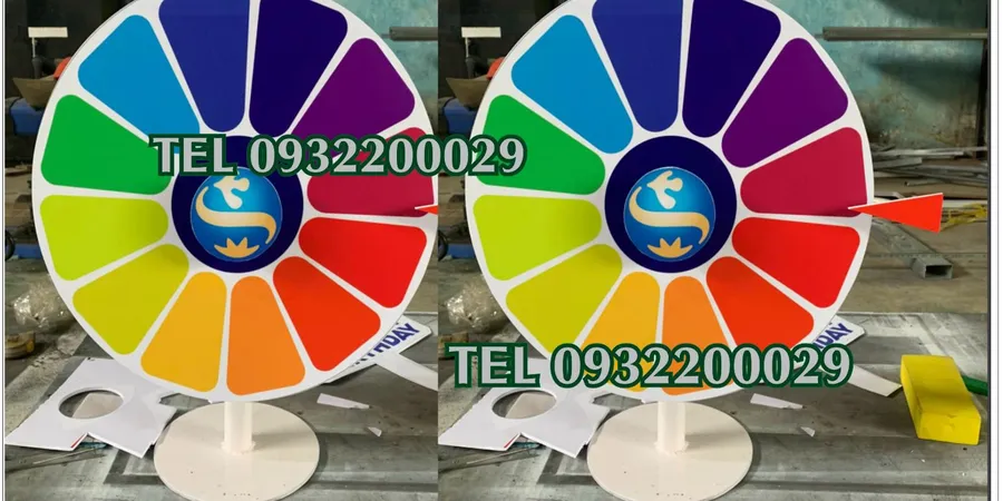 Vòng quay-vòng quay để bàn cho dịp lễ tết