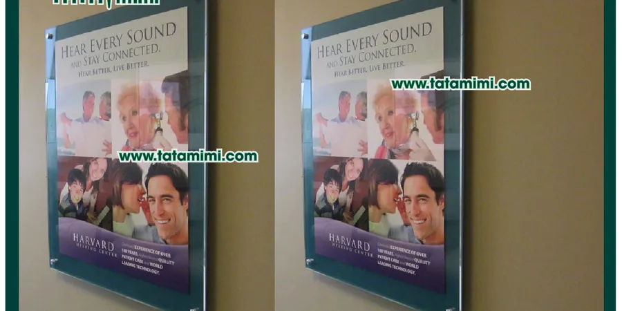 Biển treo tường A3  bằng mica