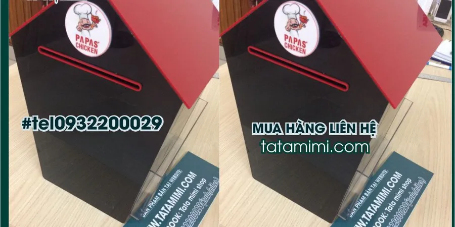 Hòm thư góp ý mica