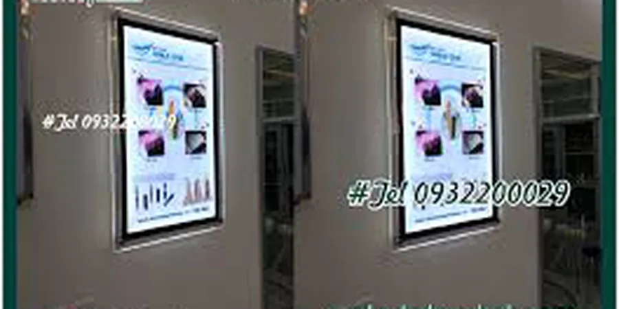 Bảng treo tường mica có led đẹp
