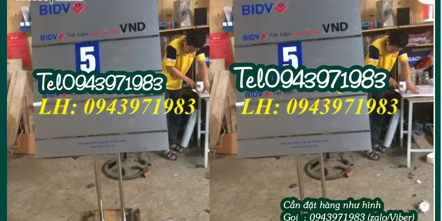 Biển điện tử led, số tỷ giá lãi suất ngân hàng