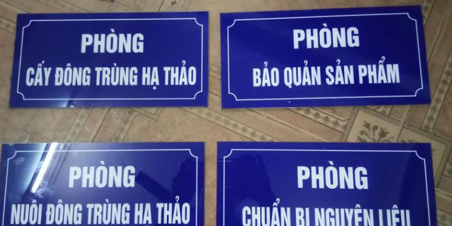 Biển phòng ban bằng mica | Biển phòng ban bằng inox| TATAMIMI