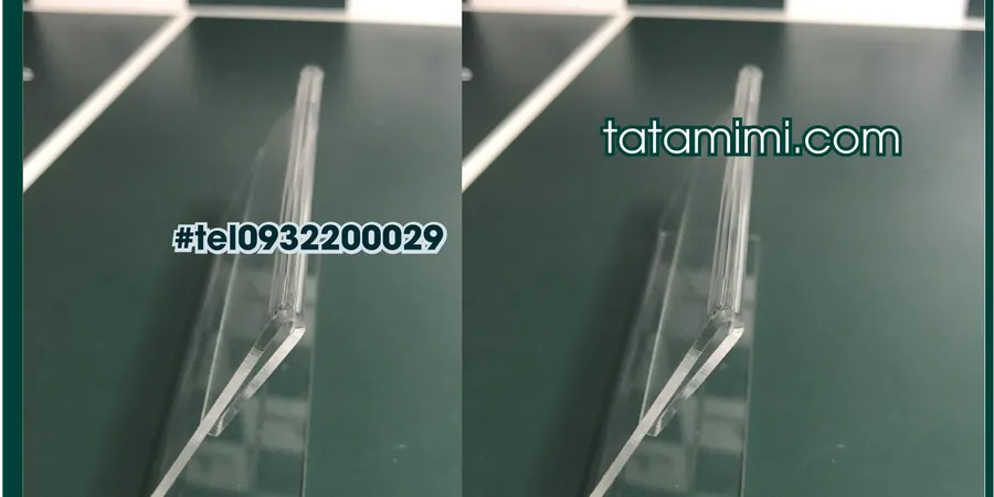 Kệ mica hít nam châm chữ L