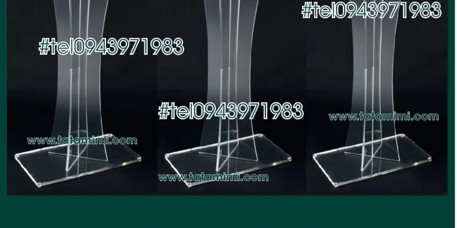 Bục phát biểu -  bục phát biểu bằng mica