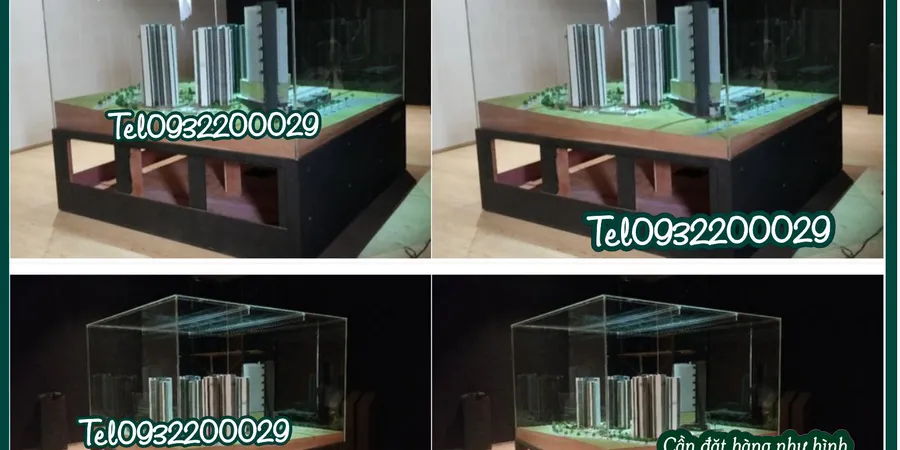 Hộp chụp để mô hình các công trình kiến trúc