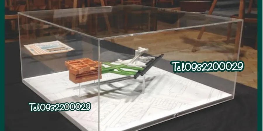 Hộp chụp bằng mica trong