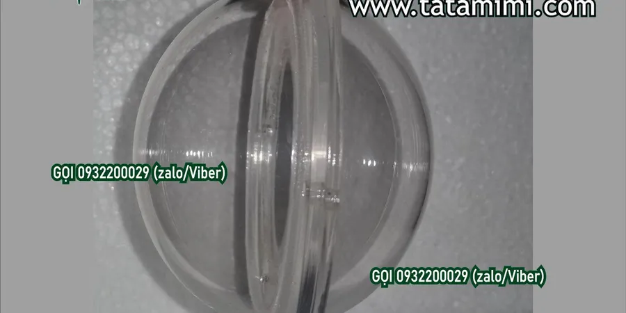 Nửa quả cầu hút nổi từ mica