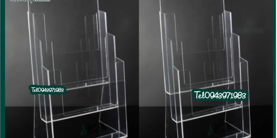 Kệ mica để tờ rơi- chuyên sản xuất kệ mica tờ rơi