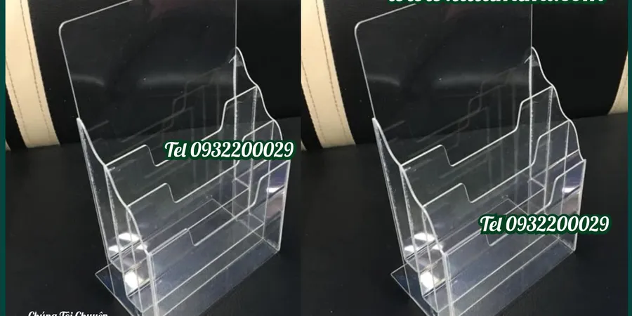 Cung cấp kệ mica cho ngân hàng