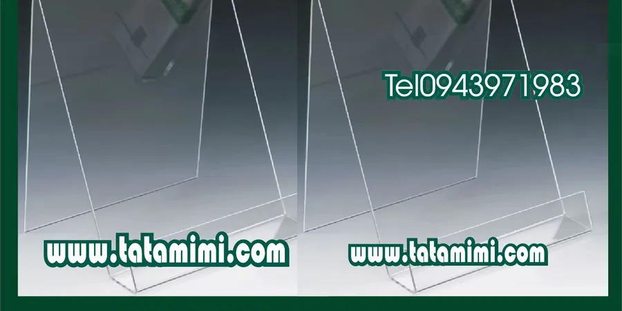 Xưởng sản xuất kệ mica để bàn cho nhà hàng và khách sạn