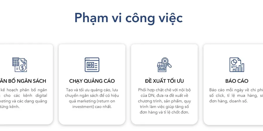 TƯ VẤN CÁC GIẢI PHÁP MARKETING ONLINE