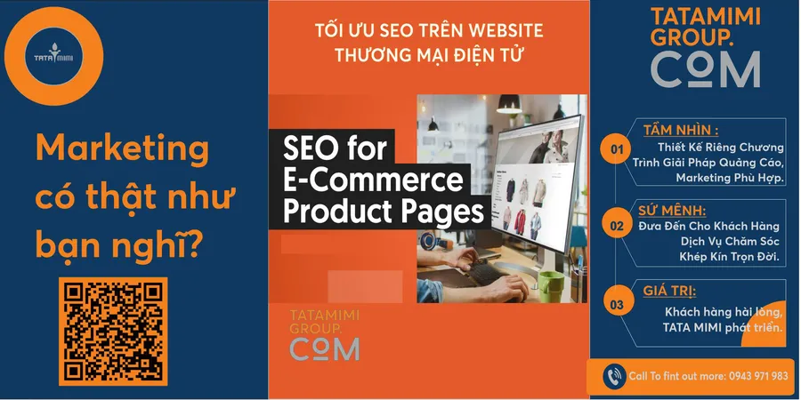 Cách tối ưu SEO cho trang sản phẩm trên website thương mại điện tử
