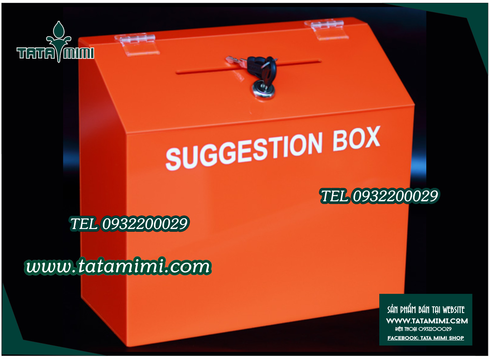 Thùng tip box in  logo theo yêu cầu