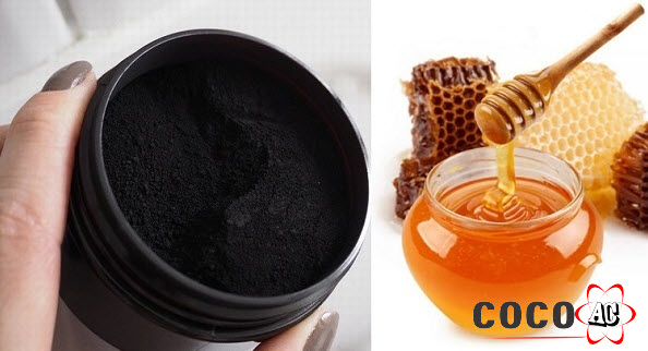 Mặt nạ than hoạt tính và mật ong Mặt nạ than hoạt tính và mật ong
