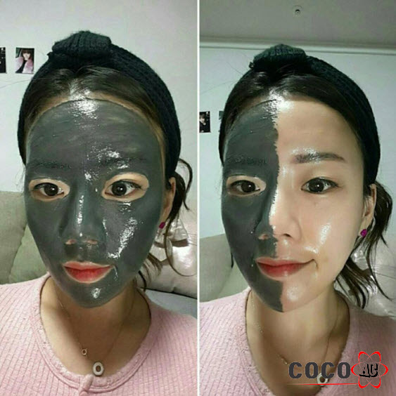 Làn da căng bóng sau khi đắp mặt nạ than hoạt tính Coco AC Làn da căng bóng sau khi đắp mặt nạ than hoạt tính Coco AC