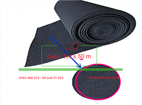 Vải than hoạt tính Coco AC Vải than hoạt tính Coco AC