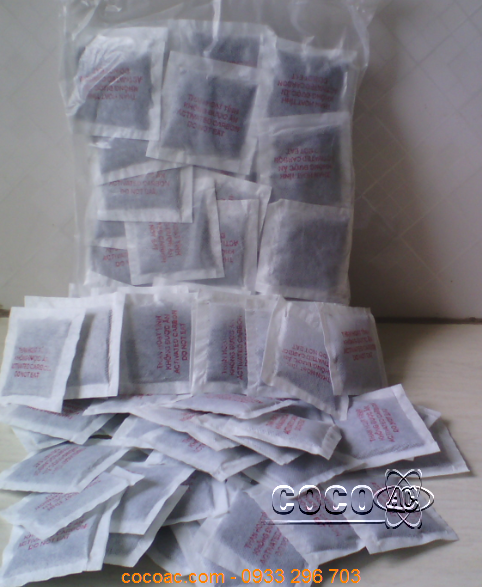 Túi than hoạt tính loại 6g và 20g Túi than hoạt tính loại 6g và 20g