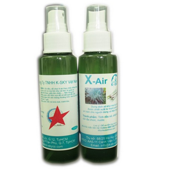 Xịt khử mùi giầy X-Air 100% từ Thiên Nhiên Xịt khử mùi giầy X-Air 100% từ Thiên Nhiên
