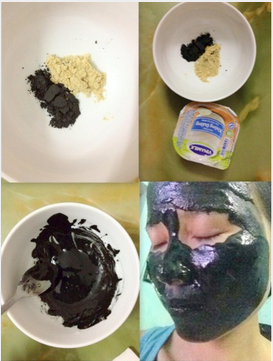 Tự làm Mặt nạ than hoạt tính Tự làm Mặt nạ than hoạt tính