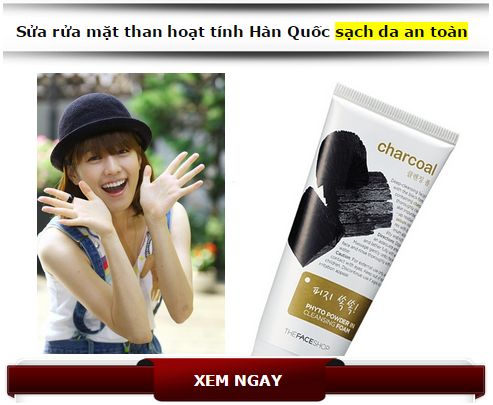 Sua rua mat than hoat tinh han quoc Sua rua mat than hoat tinh han quoc