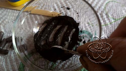 trộn than hoạt tính và bột bắp trộn than hoạt tính và bột bắp