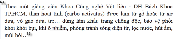 than hoạt tính có độc hay không