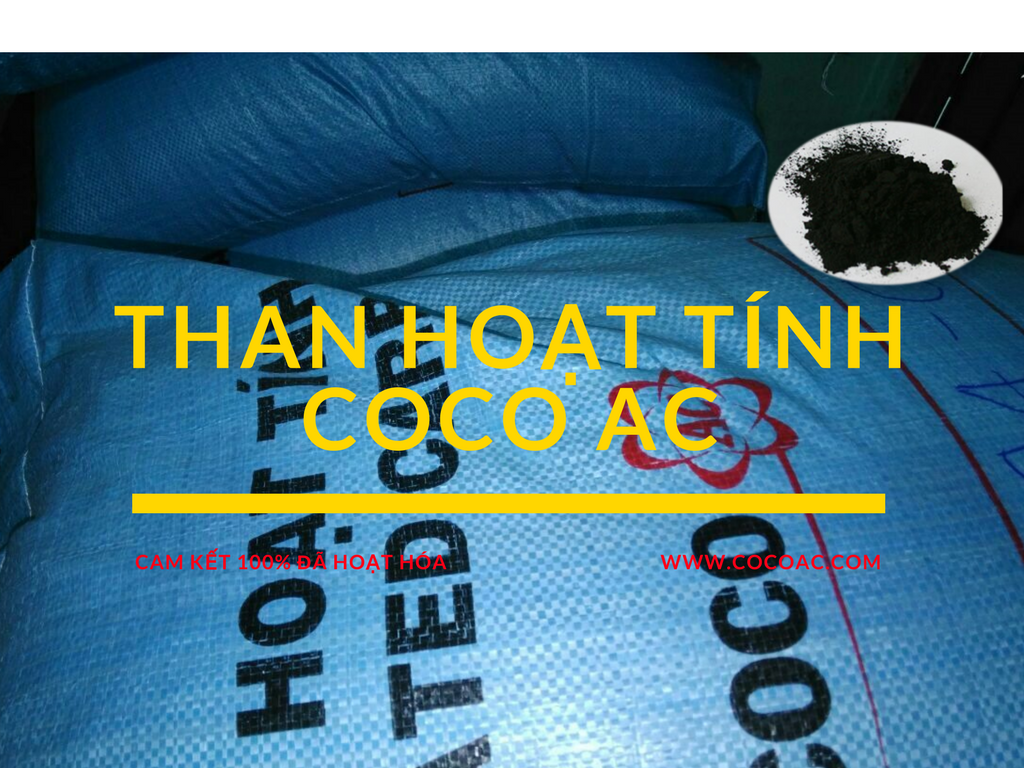 Than hoạt tính COCO AC đóng bao 25 kg Than hoạt tính COCO AC đóng bao 25 kg