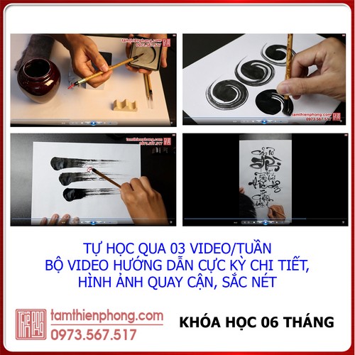 Lớp dạy thư pháp online dành cho người bận rộn Lớp dạy thư pháp online dành cho người bận rộn