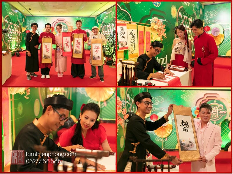 Dịch vụ Ông đồ tặng chữ thư pháp sự kiện TpHCM Dịch vụ Ông đồ tặng chữ thư pháp sự kiện TpHCM