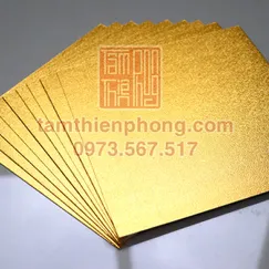 Giấy bo nhủ kim - 25x25 cm (10 tờ)