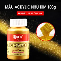 Cực Sáng | Màu Acrylic Nhủ Kim Viết Thư Pháp | 100g