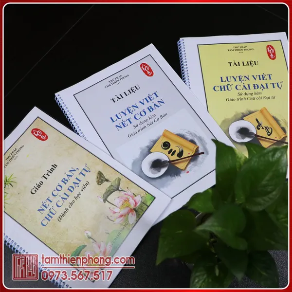 Bộ 1: Phần Tập Nét và Đại Tự - Giáo Trình, Tài liệu Dạy Viết Thư Pháp Việt