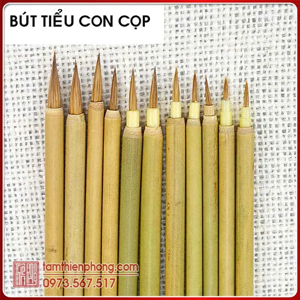 Bộ bút lông tiểu tự Con Cọp số 0 - 10