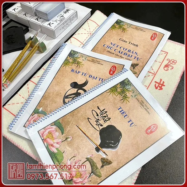 Bộ Dụng Cụ Học Viết Thư Pháp Online (Bộ Đầy Đủ)