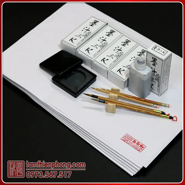 Bộ Dụng cụ tập viết Thư pháp 6 món