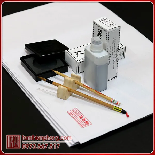 Bộ Dụng Cụ Tập Viết Thư Pháp