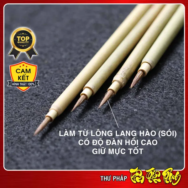 [CHÍNH HÃNG] Combo 04 Bút thư pháp Con cọp số 3 - Loại 1