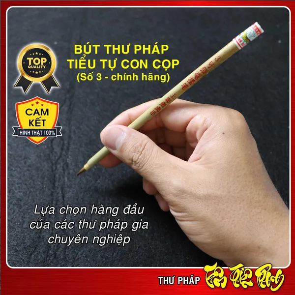 [CHÍNH HÃNG] Combo 04 Bút thư pháp Con cọp số 3 - Loại 1