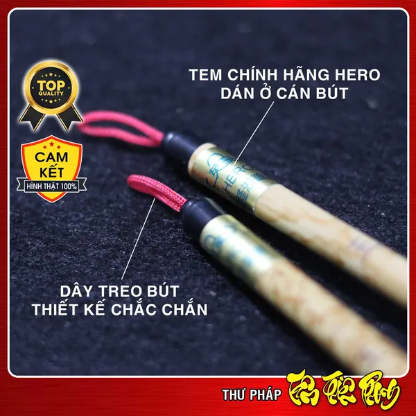 [CHÍNH HÃNG] Combo 04 Bút thư pháp Hero - Loại 1