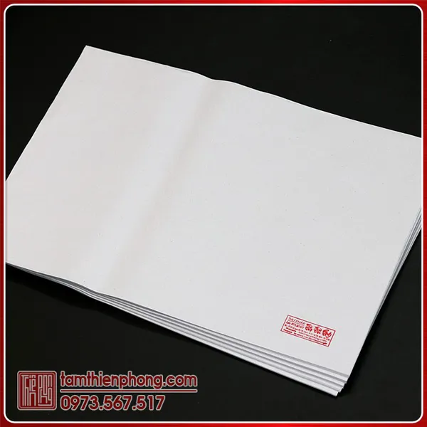 Giấy Gòn - Giấy tập viết Thư pháp KT 32,5 x 48,5cm (230 tờ)