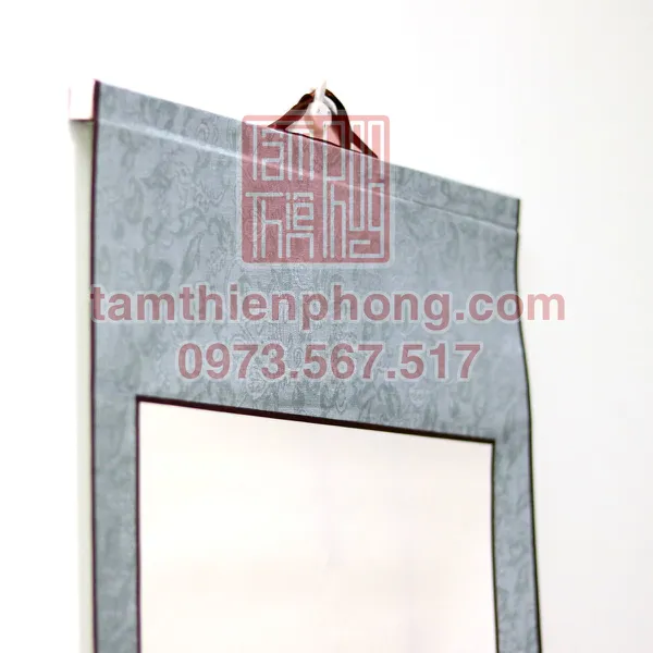 Liễn Lụa In Hình - 30x80cm - Mẫu Trúc (Màu ngẫu nhiên)