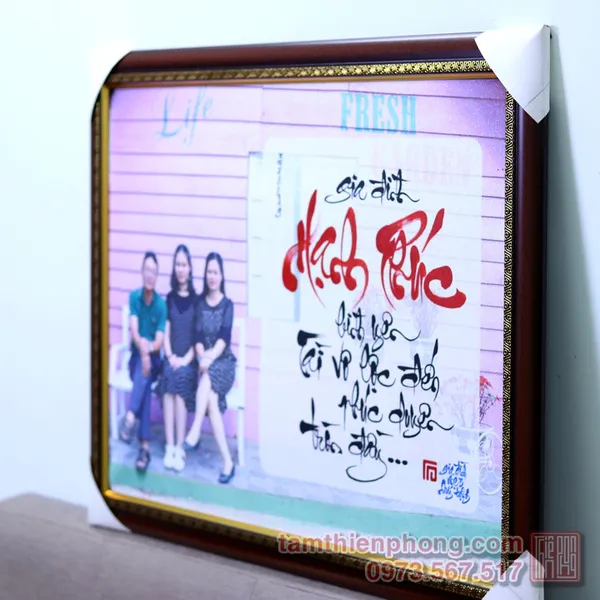 Quà tặng Thư pháp - Mới - 60x80cm - 01