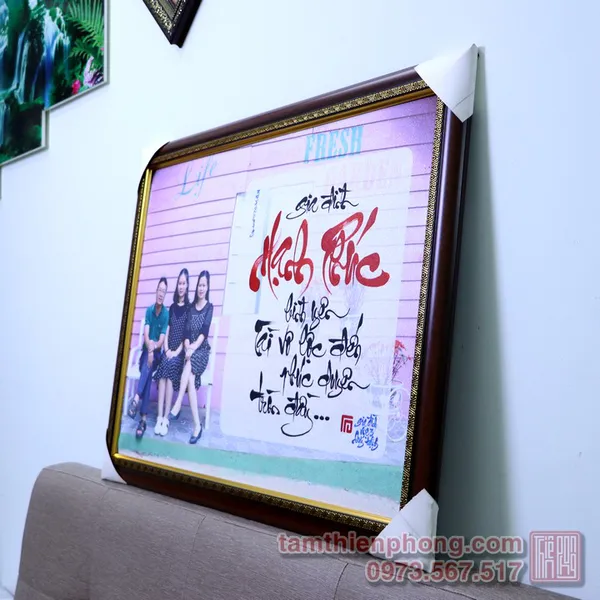 Quà tặng Thư pháp - Mới - 60x80cm - 01