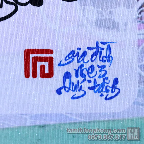 Quà tặng Thư pháp - Mới - 60x80cm - 01