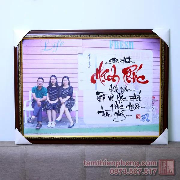 Quà tặng Thư pháp - Mới - 60x80cm - 01